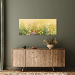Obraz - Maľovaná lúka (120x50 cm)