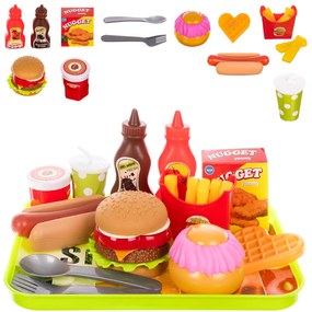ISO Plastový Fast food set pre deti