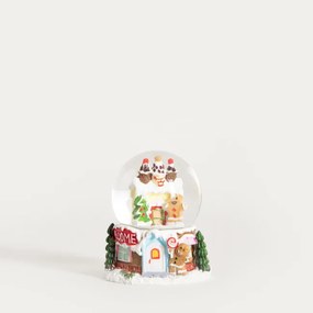 Vianočná dekorácia RONIE snehová guľa 755194