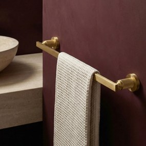 Rea Rivo, kúpeľňový vešiak na uterák 60 cm, 81301, zlatá matná, REA-98057