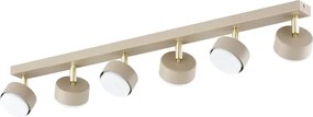 Brilagi - LED RGB stmievateľné bodové svietidlo MONO 6xGX53/14W/230V Wi-Fi Tuya béžová/zlatá