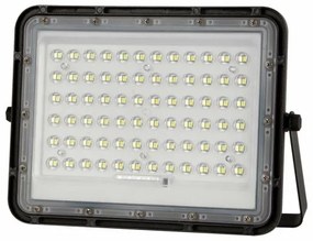 LED Vonkajší solárny reflektor LED/15W/3,2V IP65 6400K čierna + DO