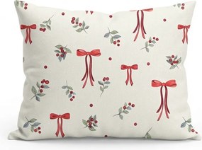 Bavlnená obliečka na vankúš HOLLY BOWS 45x45 cm, farebný