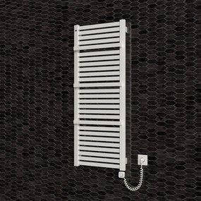 BPS-koupelny Elektrický kúpeľňový radiátor Neus E DR-PE 7055-01, pripojenie typ 01, 56,5x76,5 cm, biela RAL 9016