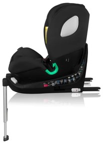 Lionelo - Autosedačka s bázou, otočná BRAAM AIR i-Size 40-150 cm Black Carbon