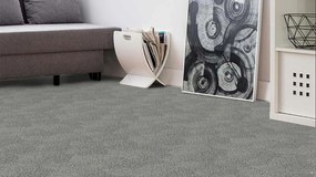 ITC, Koberec metráž La Scala 6952, na mieru, šíře 4m, šedá, twinback (filc+juta), obchodné priestory