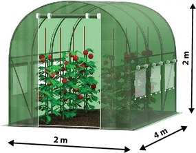Foxigy Záhradný fóliovník 2x4m s UV filtrom STANDARD