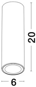Bodové svietidlo 2 čierne