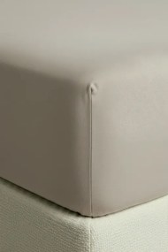 Plachta s gumičkou JERSEY taupe 180 g/m² Rozmer: 90x200x30 cm