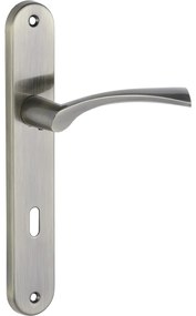 Kuchinox Noa, kľučka na dvere na dlhom kovaní, patina, LAV-KNA_416A