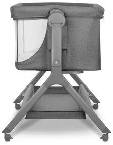 Lionelo - Detská postieľka 3v1 LEONIE PLUS sivá