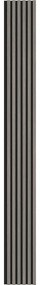 Mexen Lam-F, akustické stenové lamely 275 × 30 cm, plstený podklad 8 mm, technická dyha, dub striebristý, S105-275307-3015-007
