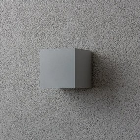Brilagi - LED Vonkajšie nástenné svietidlo CUBE LED/6W/230V šedá IP54