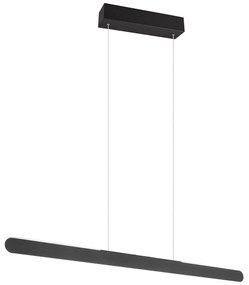 Čierne LED závesné svietidlo Helios - Trio