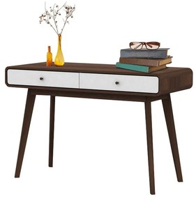 Hnedý pracovný stôl Støraa Caitlin