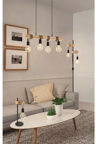 Eglo 32919 - Stojacia lampa TOWNSHEND 2xE27/10W/230V