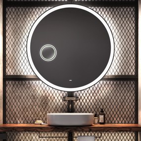 Artforma velke Zrkadlo okrúhle na stenu s LED podsvietením L76