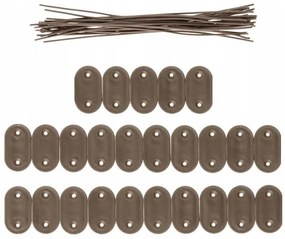 Bluegarden, PVC kryt / tienidlo na terasu-balkón 100 x 400cm, hnedá, OGR-20007