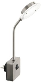 Eglo 54649 - LED Svietidlo do zásuvky LED/4,5W/230V 3000K matný chróm 54649