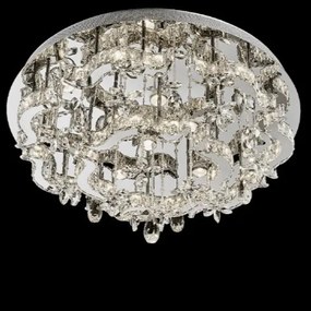 LED krištáľová strop lampa LUXERA 62409 ARAMEA Ø60