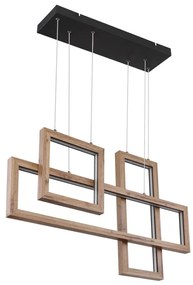 Globo 67287H1 - LED luster na lanku MANDERA LED/40W/230V hnedá