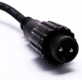 DECOLED Svetelný stožiar pre žiarovky s päticou E27, 50 m, 100 objímok, IP67