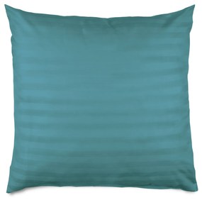 BAMBUSOVÁ OBLIEČKA NA VANKÚŠ STRIPE SEA 40X40 CM TYRKYSOVÁ