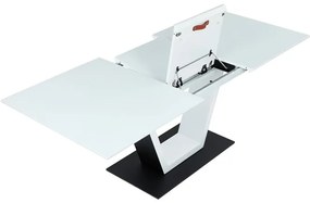 Autronic BONTEC Jedálenský stôl rozkladací 160x90cm, mdf, biela, HT-D1931 WT Farba: Biela