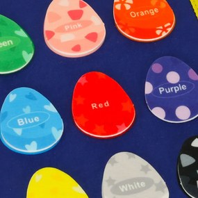 KIK Zmyslová manipulačná tabuľa Montessori s dinosaurami, modrá