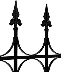 Mriežka na popínavé rastliny Flowton - čierna