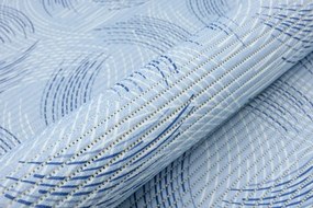 Kúpelňová penová rohož 88A modrá