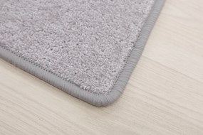 Betap koberce Behúň na mieru Eton sivý 73 - šíre 60 cm s obšitím