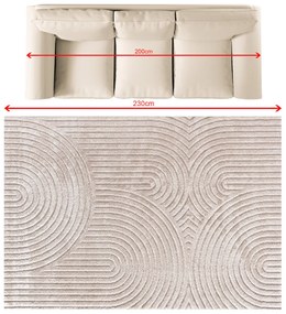 Koberec Lavia beige 160x230 cm