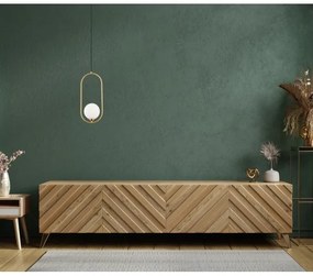 ITALUX PND-3965-1-BRO - Luster na lanku LUPUS 1xG9/25W/230V čierna/zlatá