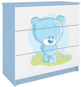 Detská komoda Babydreams Modrá – Medveď modrý