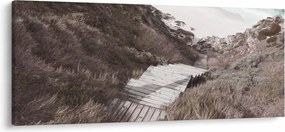 Obraz - Cesta k smaragdovému moru (120x50 cm)