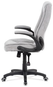 BONTEC Kancelárske kreslo, synchrónny mechanizmus, strieborná látka, KA-G303 SIL2 Farba: Strieborná