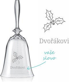 Pieskovaný zvonček Cezmína 18 cm