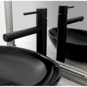 REA-B0229 - Umývadlová batéria TESS 31,5 cm čierna