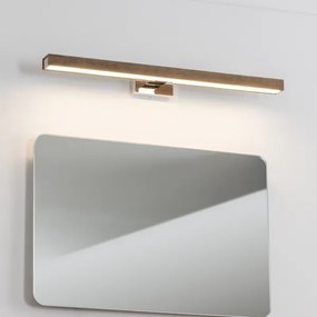 Brilagi-LED Kúpeľňové osvetlenie zrkadla WOODY MIRROR LED/12W/230V IP44 dub/chro