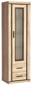 Vitrína Douglas 16 (dub sonoma). Akcia -20%. Vlastná spoľahlivá doprava až k Vám domov. 1055576