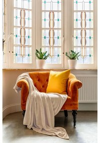 Béžová mikroplyšová deka Tiseco Home Studio, 220 x 240 cm