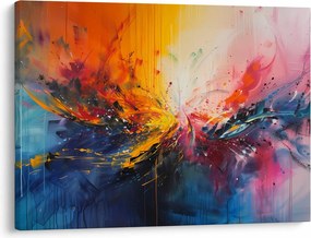 Obraz - Farebná abstrakcia (70x50 cm)