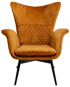 Tudor Velvet kreslo zlaté