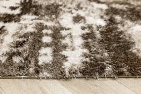 Koberec Shaggy Puffy P149 béžový / hnedý