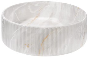 Invena Glamour Trend, umývadlo na dosku 360x360x120 mm, imitácia kameňa, INV-CE-63-703-C