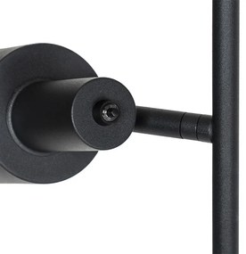 Moderná stojaca lampa čierna 2-svetlo - Stijn