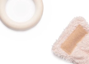 Nobodinoz Drevené hryzadlo Zajac ružové