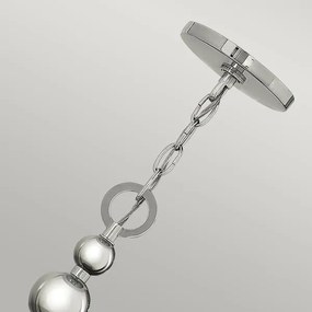 Hinkley HK-ZELDA-P-B-PN - Luster na reťazi ZELDA 3xE27/60W/230V lesklý chróm