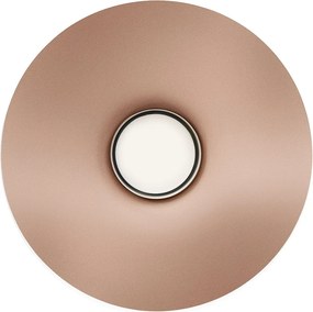 Nástenné svietidlo Capital, 1x kovové tienidlo vo farbe ružové zlato, (fi 21cm), rg